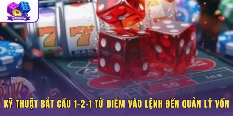 Điểm vào lệnh và phân bổ mức cược theo chu kỳ cầu tài xỉu 1-2-1