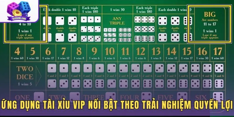 Ứng dụng tài xỉu VIP nổi bật theo trải nghiệm và quyền lợi